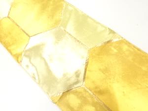 アンティーク 亀甲繋ぎ模様織出し袋帯(材料)